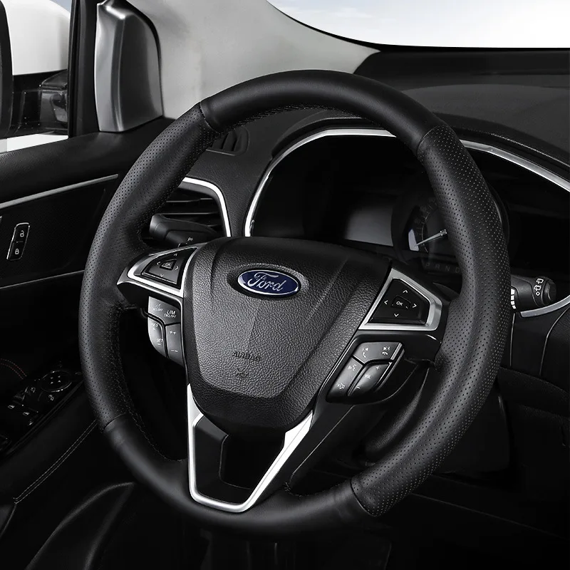 Только в 15-19-острая граница сшить Руль крышка Mondeo сшить руль набор четыре сезона универсальный
