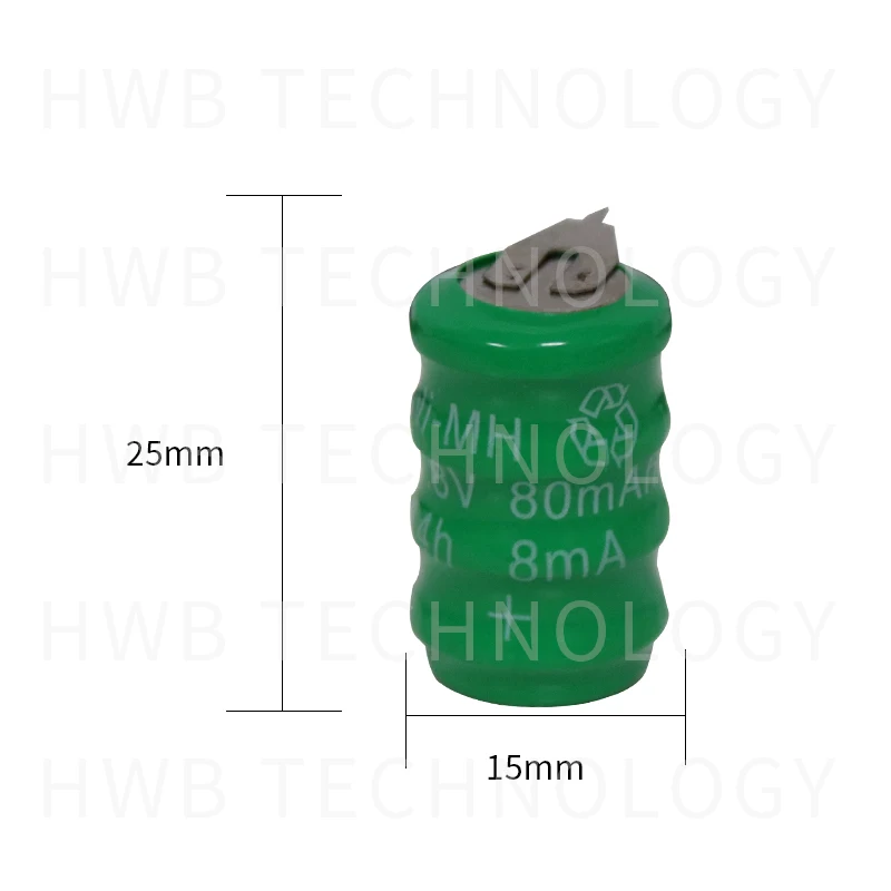 10 шт./лот Оригинальный Новый KX 4 8 V 80mAh Ni MH Аккумуляторный аккумулятор с кнопками
