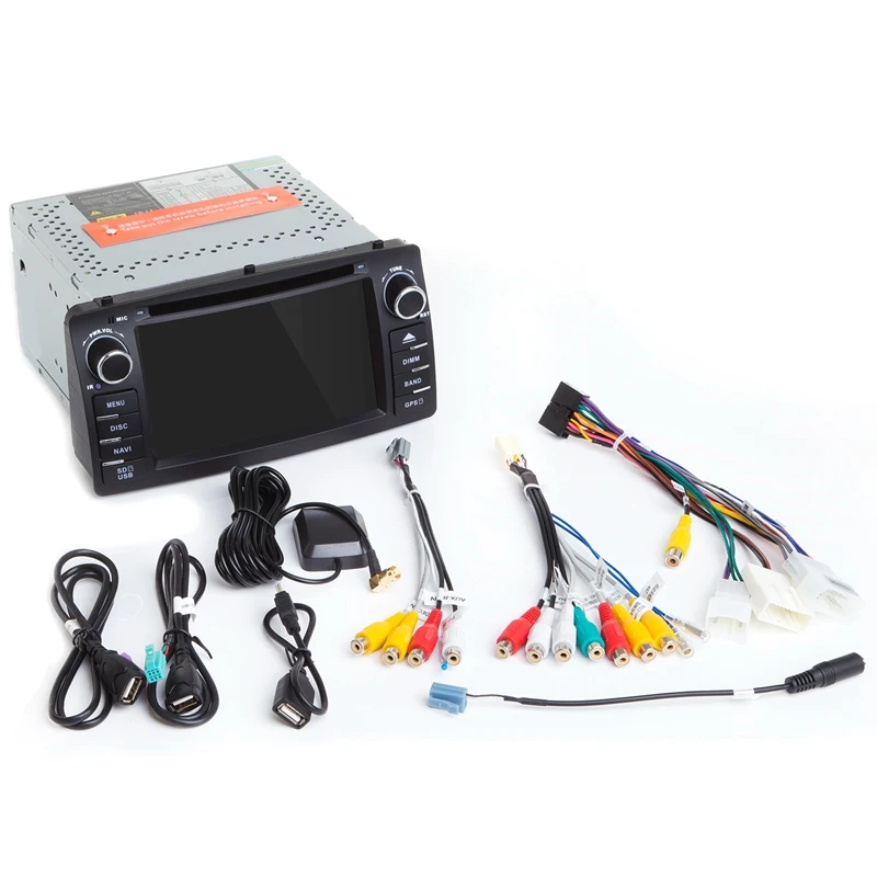 

Android 9.0 Car DVD Player for Toyota Corolla E120 BYD F3 2 Din Car Multimedia Stereo GPS AutoRadio Navigation Wifi OBD2