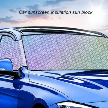 

Car Sunscreen Insulation Sun Block Car Automatic Telescopic Folding Sunscreen Insulation Sun Block Windshield Sun