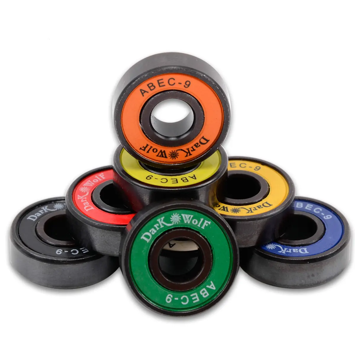 

[Bulk] Professional Double Snubby Skateboard Bearing Nordic Style Series Four Wheel Skateboard Professional Bearing Thick Cage