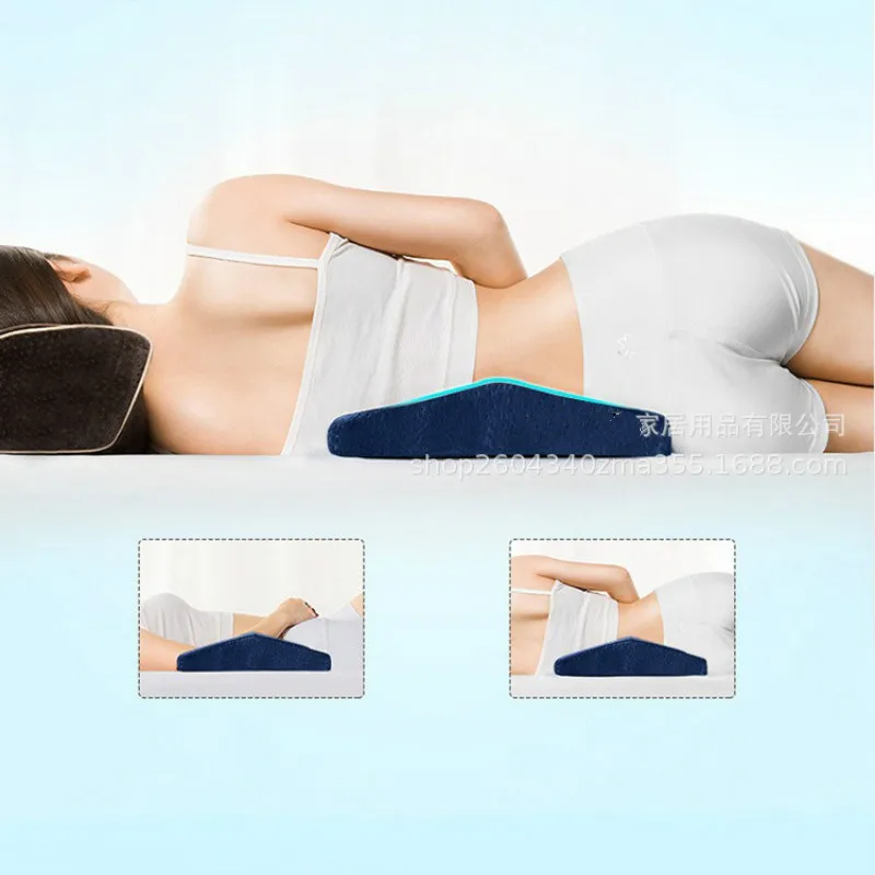 Pregnant Woman Waist cushions maternity lumbar pillow memory foam back cushion pillow sleep lumbar pad triangular cushion bed