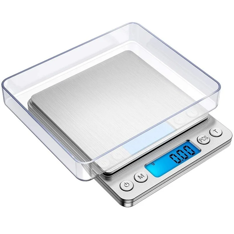 Portable 3000g x 0.1g Digital LCD Scale Jewelry Kitchen Food Balance Weight  Gram