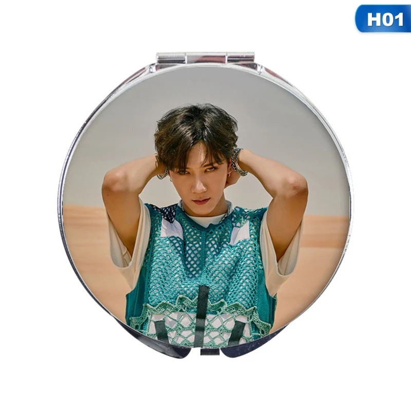 Kpop SuperM первый мини-альбом зеркало для макияжа TAEYONG MARK LUCAS BAEKHYUN TEN TAEMIN KAI Mini Mirror Fans коллекция подарок