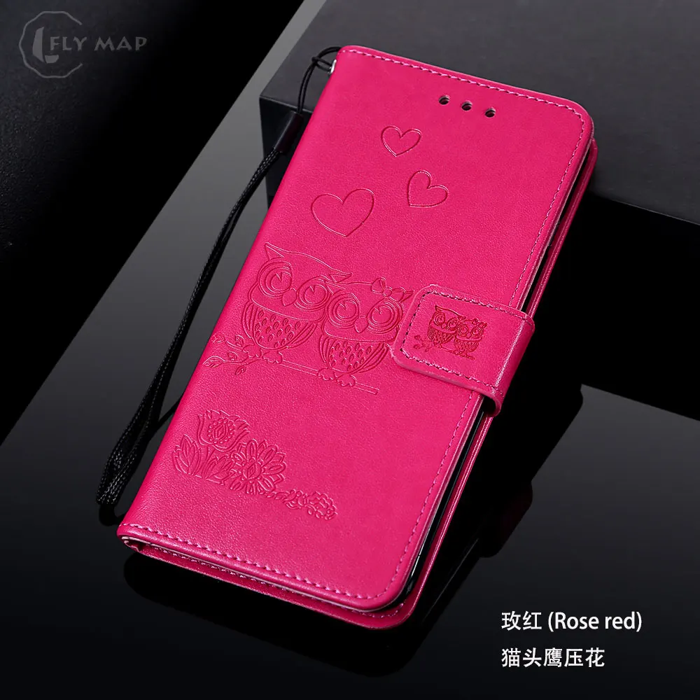 Флип раскладный кожаный чехол для Samsung Galaxy A3 A 3 A300F A300FU A300F/ds SM-A300F SM-A300FU SM-A300F/ds Чехол-бумажник чехол для телефона - Цвет: Rose red