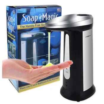 

400ml Automatic Soap Dispenser Pump Bathroom Accessories Hand Sanitizer Shampoo Kitchen Shower Gel Liquid Smart Sensor Touchles