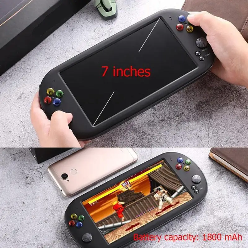 X16 7 Inch Game Console Handheld Portable 8GB Retro Classic Video Game Player for Neogeo Arcade Han