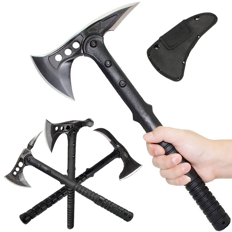 11" Tactical Black Tomahawk Hunting Axe Throwing Battle Hatchet Camping Survival 
