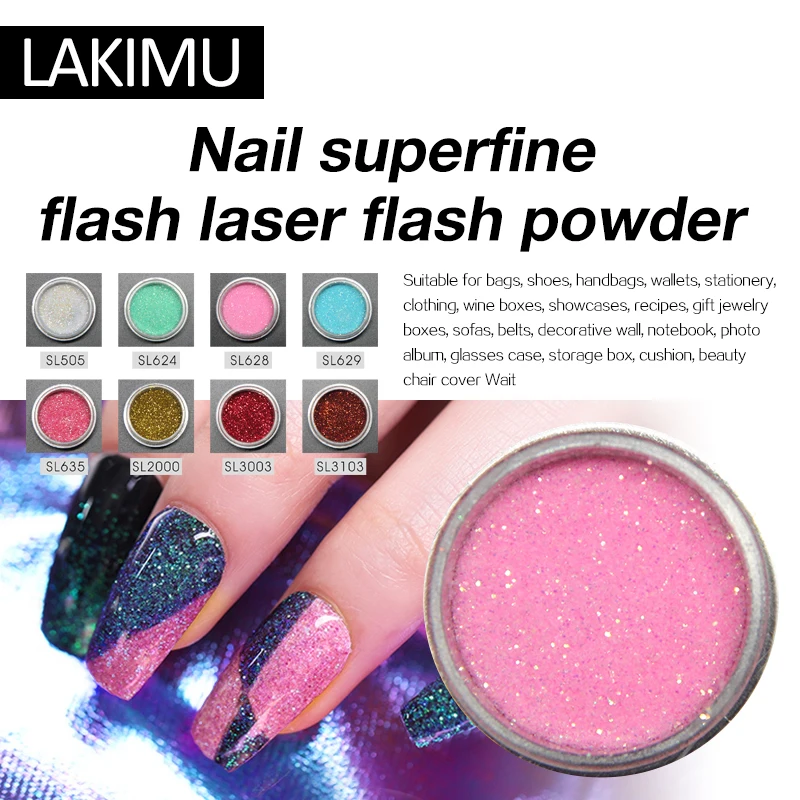 

LAKIMU Pai Chrome Mirror Powder Nail Art Glitter Pigment Powder Manicure Nail Tips Decoration Accessories Gel Polish Dust