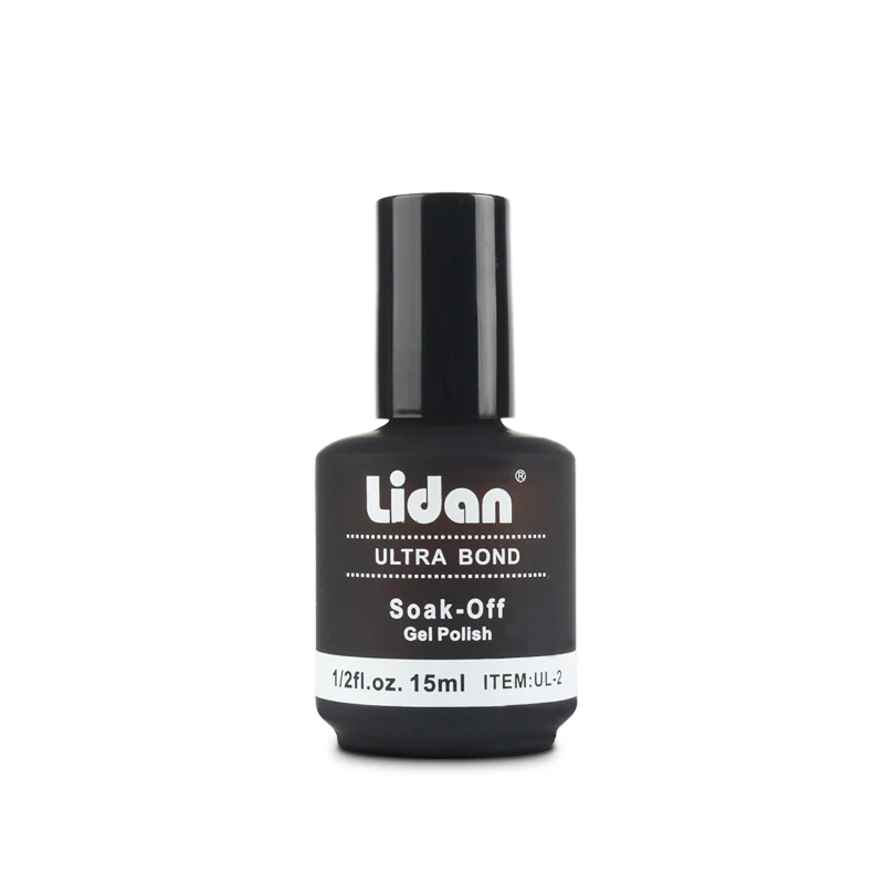 Lidan 1 бутылка прозрачный цвет твердые ногти замочить от Эмаль Гель лак УФ-гель для ногтей Дизайн ногтей маникюр инструмент
