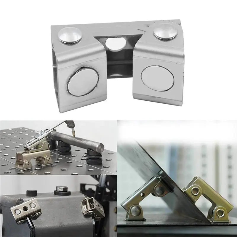 Magnetic V-Type Clamps Pliers Adjustable Welding Holder Angle Soldering Locator Welding Fixture For Door Window Install Tool