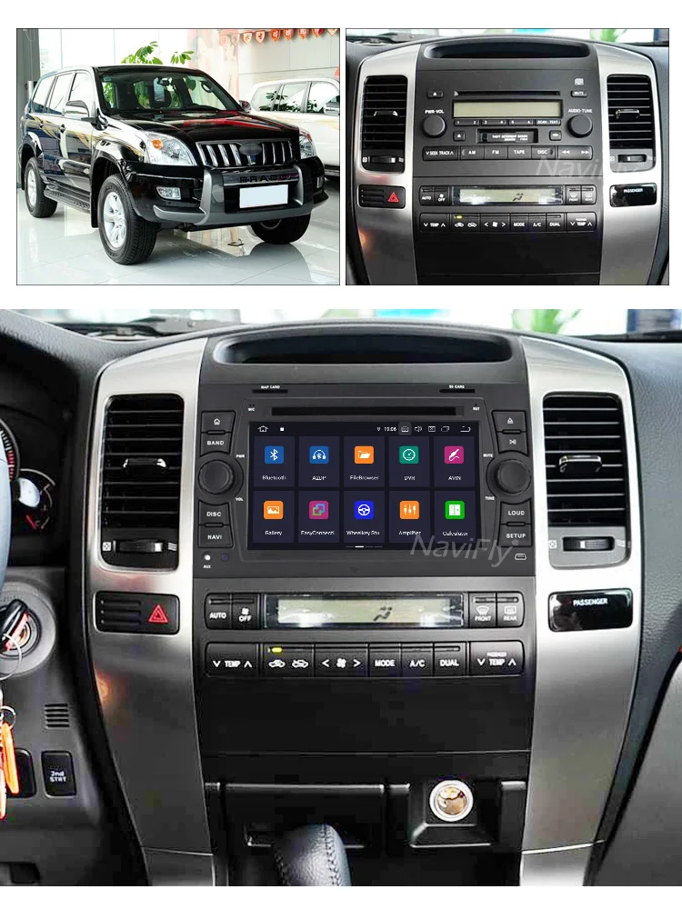 Sale NaviFly 4+64G 2din Android9.0 Car Radio multimedia player for Toyota Prado 120 2004-2009 Car autoradio Navigation GPS stereo 120 4 Sale NaviFly 4+64G 2din Android9.0 Car Radio multimedia player for Toyota Prado 120 2004-2009 Car autoradio Navigation GPS stereo 120 4