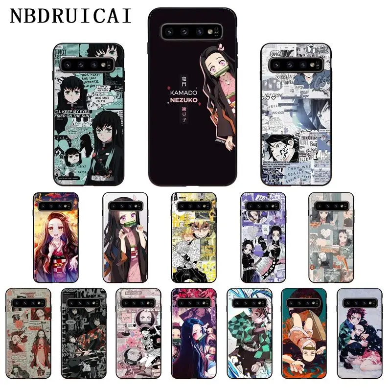 Чехол для телефона Kamado Nezuko Kimetsu no Yaiba Demon Slayer samsung S9 plus S5 S6 edge S7 S8 S10 E |
