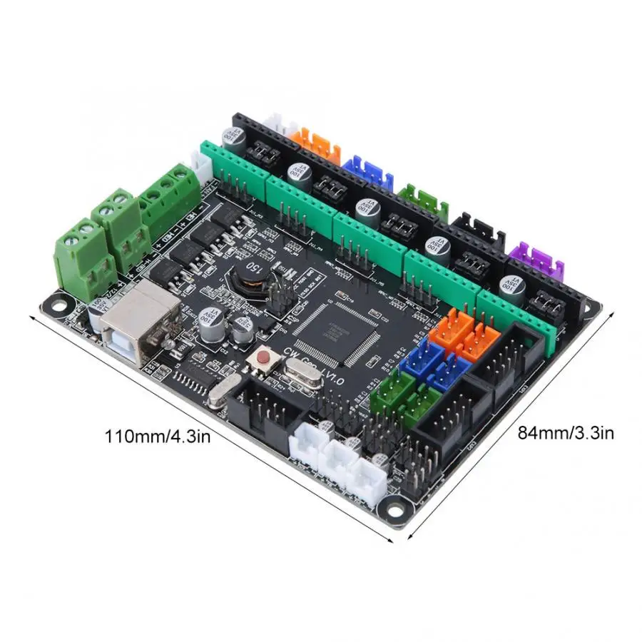 Материнская плата для 3D-принтера MKS Gen-L V1.0 совместима с Ramps1.4/Mega2560 R3 Поддержка A4988 8825 TMC2208 TMC2100