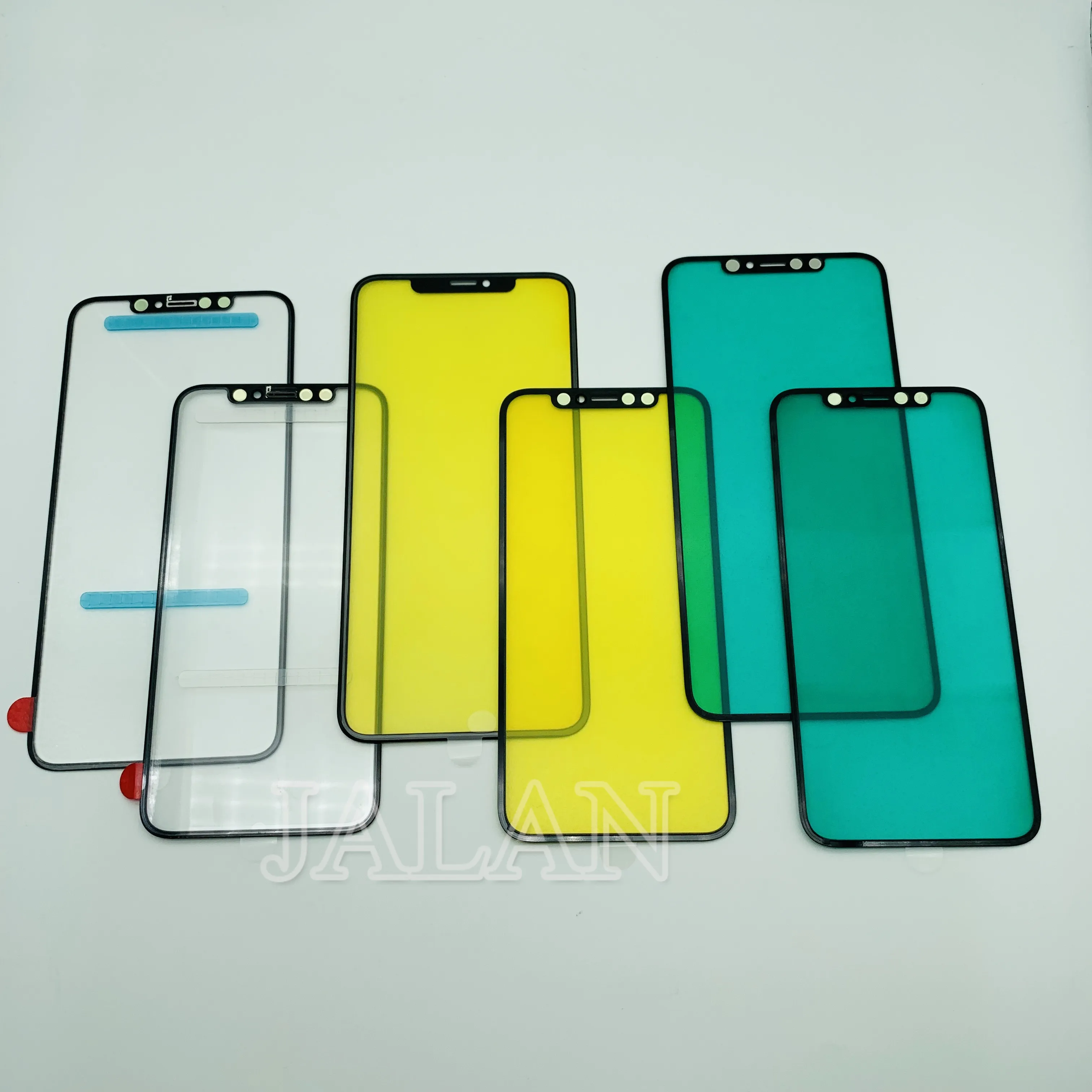JALAN 5 шт. Переднее стекло для XS MAX треснутое Стекло дисплей Oled сенсорный экран
