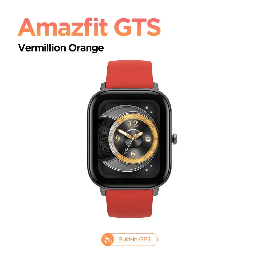 Amazfit-reloj inteligente GTS Original para hombre, dispositivo resistente  al agua hasta 5atm, con GPS y batería de 14 días, para Android - AliExpress