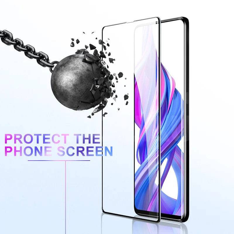 Чехол для телефона из закаленного стекла Huawei Honor 8x 7x 9x защитное стекло аксессуары