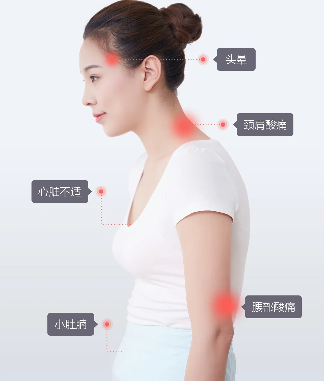 Xiaomi Mijia Youpin Hi+ Интеллектуальный пояс для осанки умный напоминание Правильная осанка Одежда дышащая