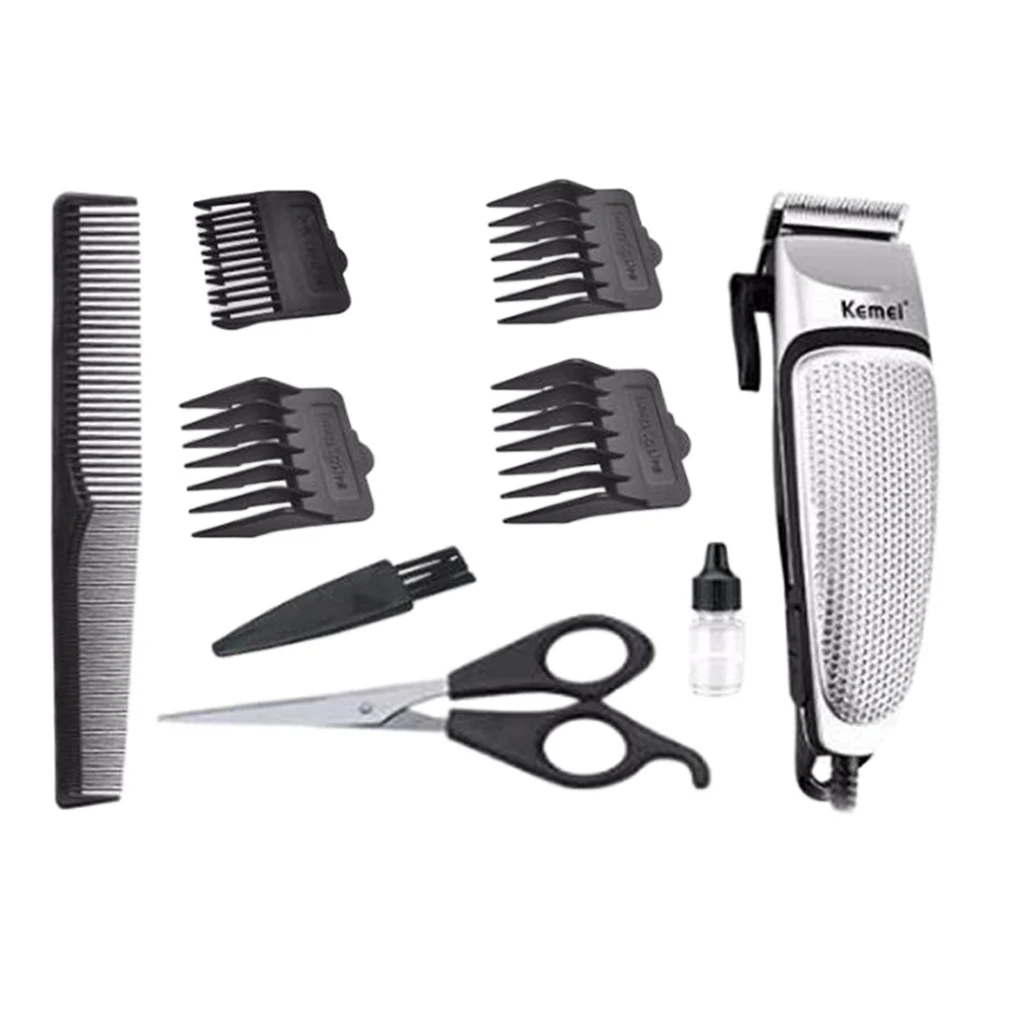 

Mens Electric Hair Cutting Clipper Trimmer Shaver Rechargeable Grooming Kit