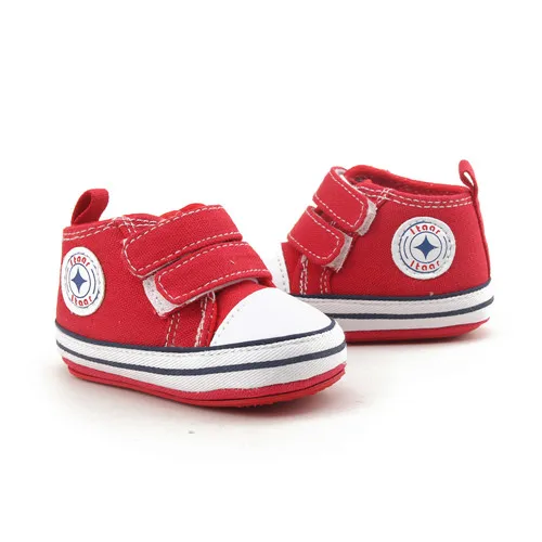 Парусиновая обувь для мальчика на резиновой подошве для новорожденных 0-12 месяцев, для малышей, на шнуровке, для первых ходунков, синий цвет, парусиновая Милая Детская мода, обувь - Цвет: Прозрачный