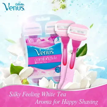 

Gillette Venus Shaver Razor 3 Layer Women Razor Blades Safety Women Shaving Hair Removal Razors For Bikini