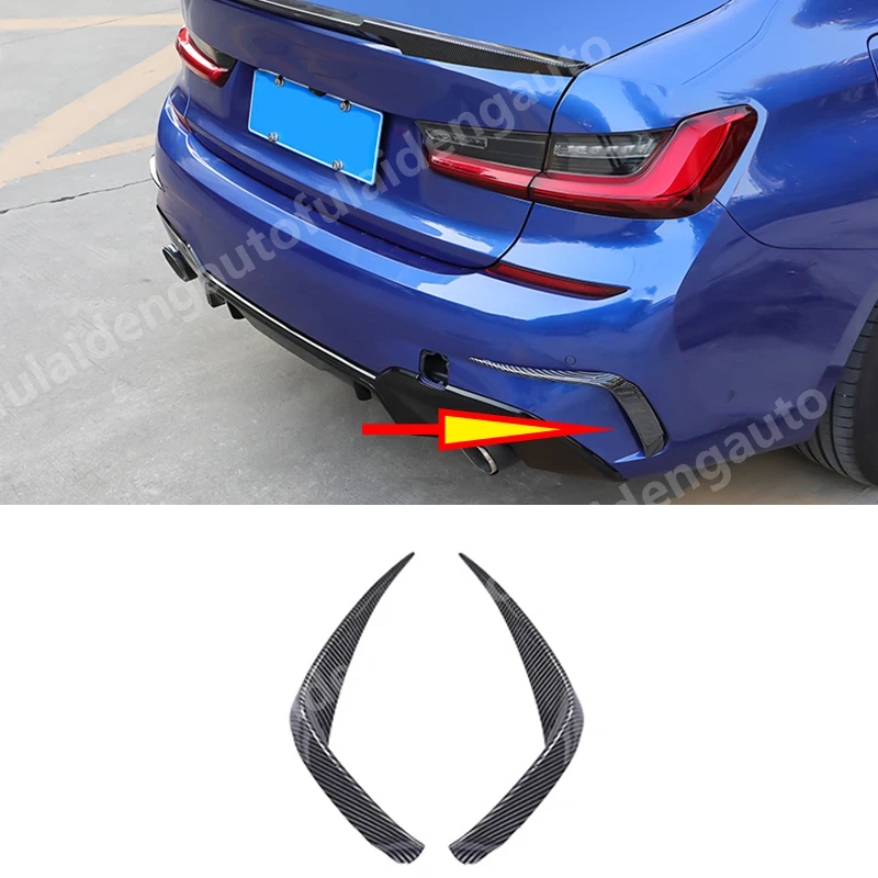 2 шт. задний бампер фонарь спойлер воздушного шабера украшения отделкой из