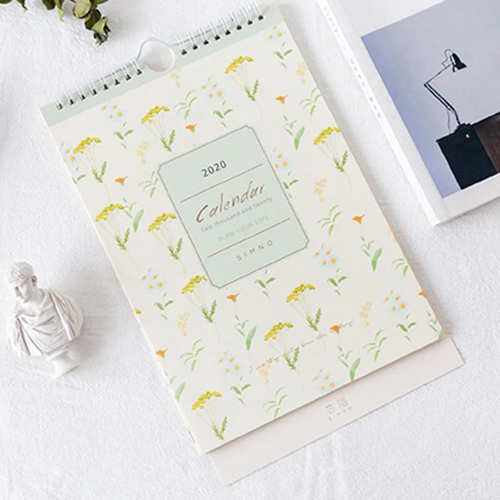 Fresh Wall Hanging Paper Calendar Memo Daily Schedule Planner Yearly Agenda