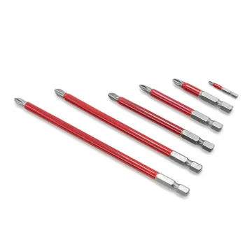 

6pcs Antislip Hex Shank Power Screwdriver Drill Bits 25/50/70/90/127/150mm Security Tamper Proof Screw Driver Bits