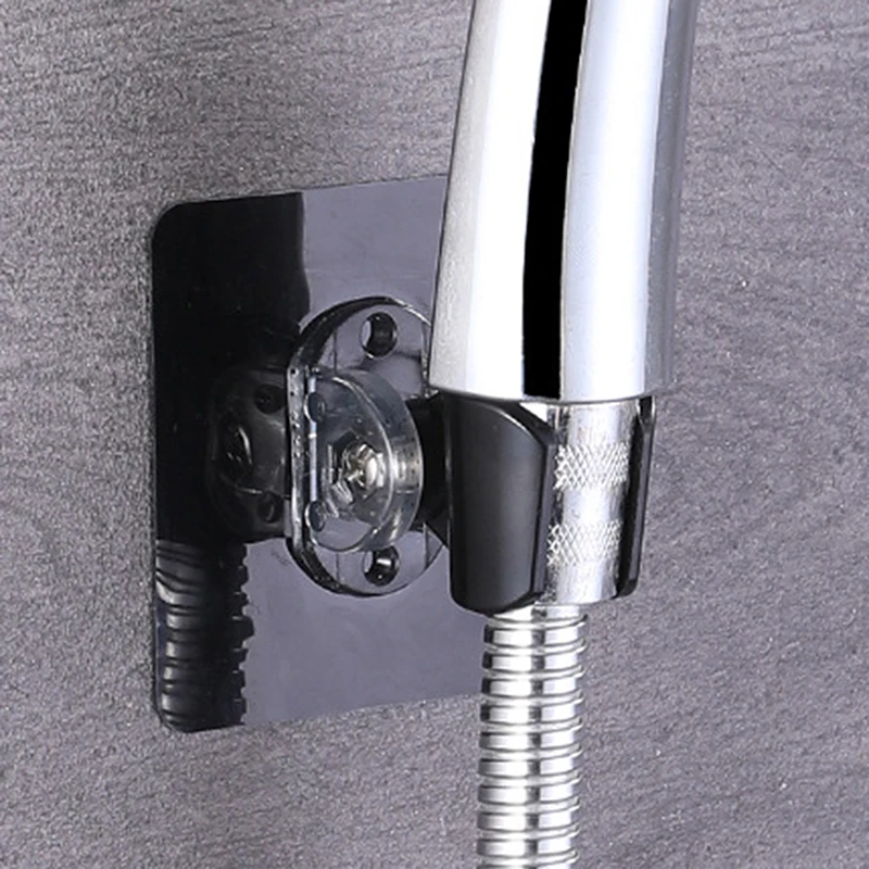 Adjustable Handheld Showerhead Holder Wall Mount Self-adhesive Drill-free Shower 
