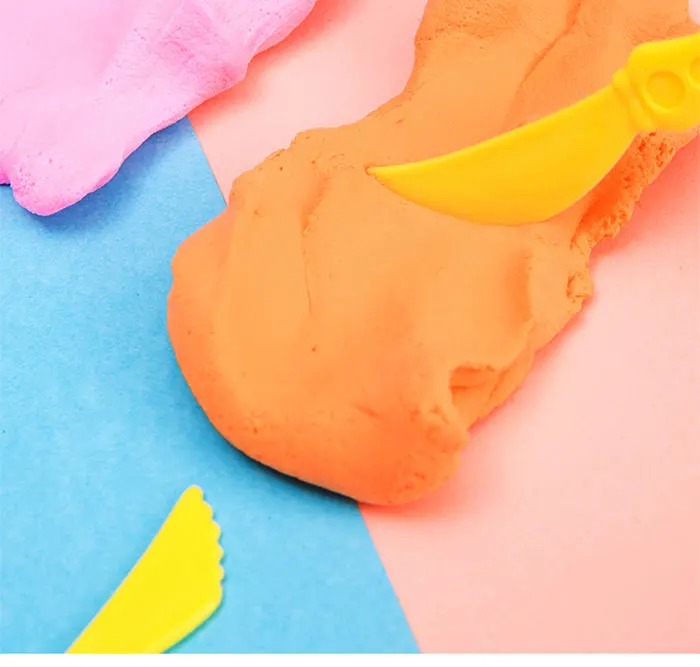 24 шт. пушистые слизь игрушки с коробкой шпатлевка мягкая глина свет Playdough слизь поставки амулеты Пластилин резинка Полимерная глина антистресс
