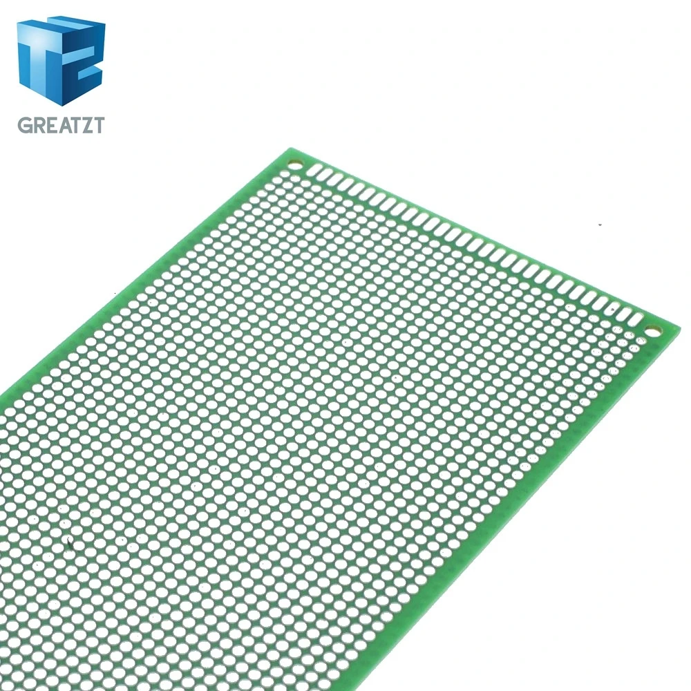 1 шт. 9x 15 см Прототип PCB 2 слоя 9*15 см панель универсальной платы двойная сторона 2,54 мм зеленый