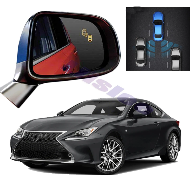 

For Lexus RC F XC10 2014 2016 2017 2018 2019 2020 Car BSM BSD BSA Radar Warning Safety Driving Alert Mirror Detection Sensor