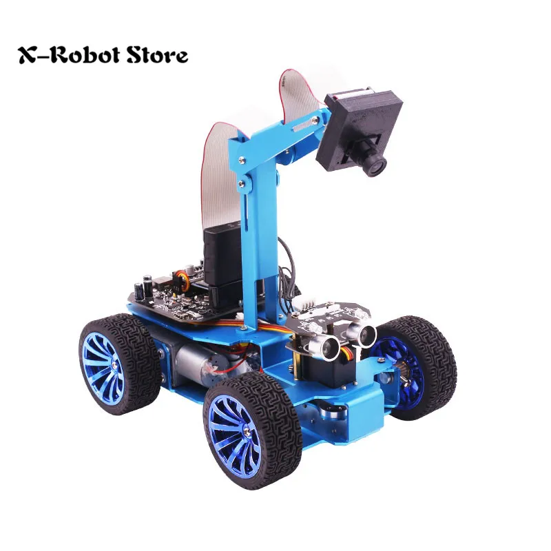 

STM32 visual inspection line smart car independent steering gear steering robot OV7670 camera tracking hunt robot car