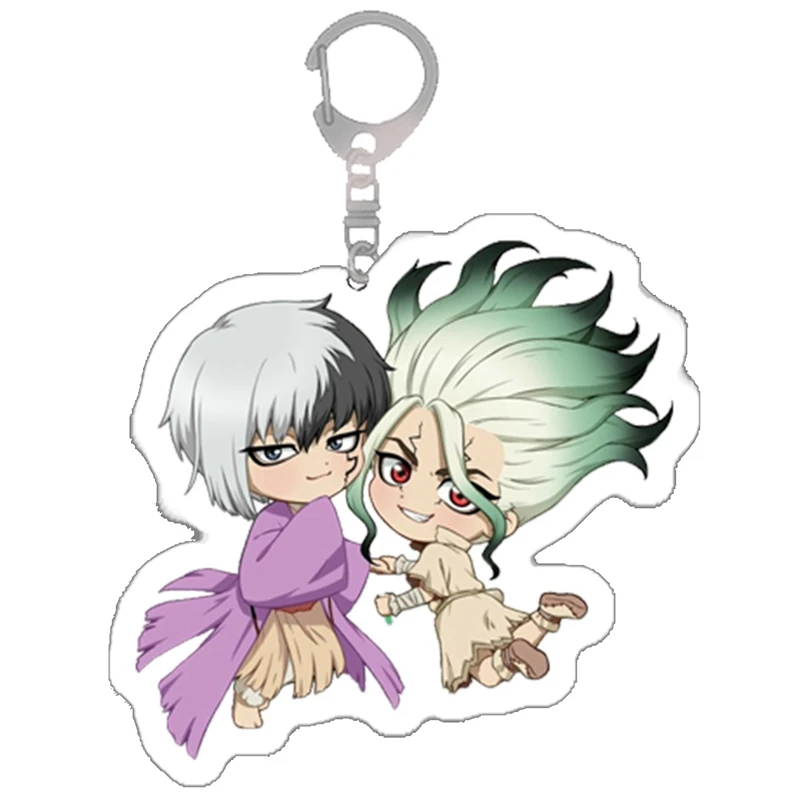 Dr. STONE Ishigami Senku акриловая фигурка брелок милый кулон аниме