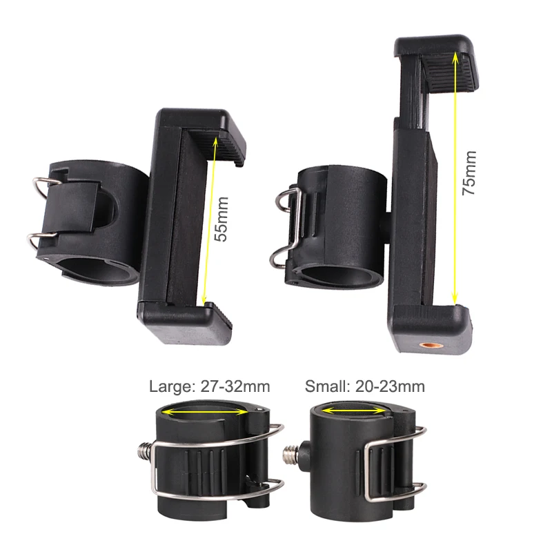 Держатель с зажимом для телефона палка селфи ручной монопод GoPro Hero 9 8 7 6 5 4 Yi 4K Sjcam Sj8