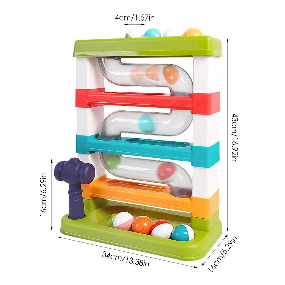 Ball Drop Toys With Toy Hammer Balls Tower FidgetToys Early Educational  Games Newborn Toys Board Game For Baby Toys Best Gift| | - AliExpress