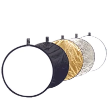 

5Pcs 80Cm Round Reflector Soft Light Board Photography Fill Light Board with Convenient Bag