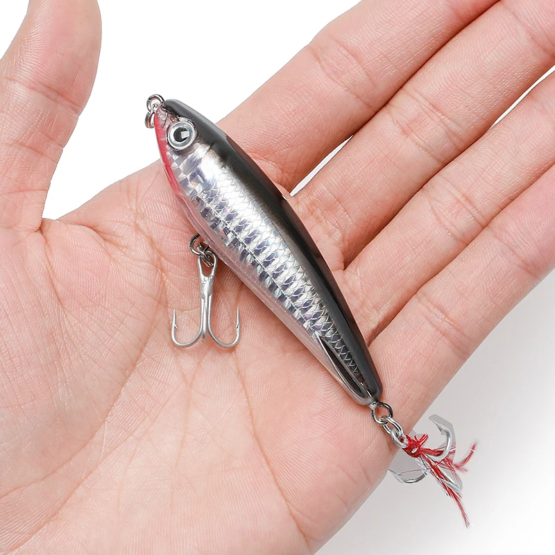 8 см 12 г перо воблер Minnow Рыбалка тонущий Leurre Dur Brochet рыболовная приманка Jig Leurre Souple Perche рыболовная приманка Suspending|Наживки| | АлиЭкспресс