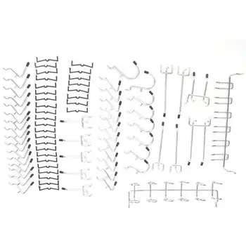 

80 Pcs Hook Storage Pegboard Hook Set Tool Equipment Organization Tool for Storage Household Hardware Tools