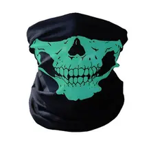 Высокопроизводительный полиэстер шарф из микрофибры шлем Теплый Спорт Хэллоуин реквизит Многофункциональный бесшовный волшебный платок