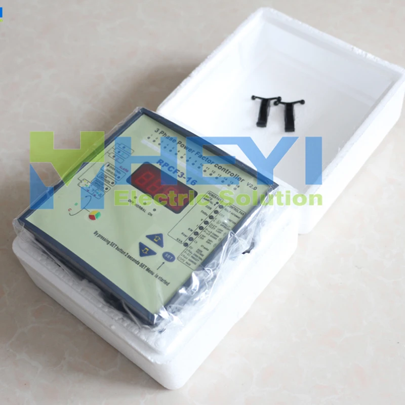 Split Phase Power Factor Correction 16step Jkwf16/ RPCF-16 220v Reactive power compensation controller