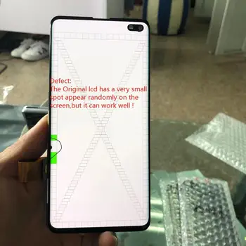 

6.4"Original For Samsung S10 Plus G975 G975F G975W G975U LCD Display with Touch Screen With a very small Spot Digitizer Assembly