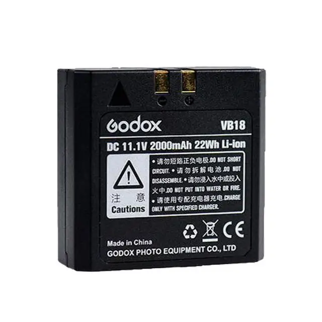 Godox VB18 2000MAH запасная литий-ионная аккумуляторная батарея VC-18 зарядное устройство для вспышки V850 V850II V860C/N V860II-C/N/S/O/F - Цвет: Красный