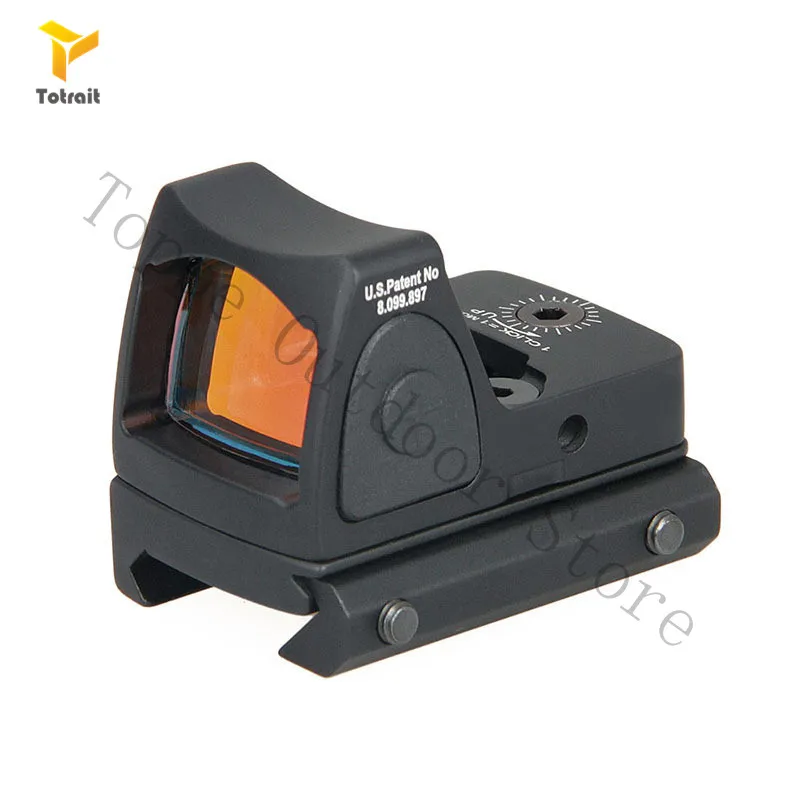 

TOtrait RMR Red Dot Sight Collimator Glock Rifle Reflex Sight Scope Fit 20mm Reflex Tactical Optical Sight Hunting Rifle Airsoft