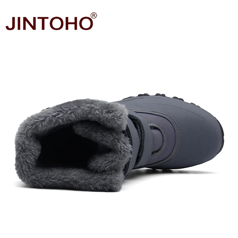 JINTOHO/зимние женские ботинки; Модные женские зимние ботинки; женские теплые зимние ботинки; повседневная женская обувь; обувь на платформе