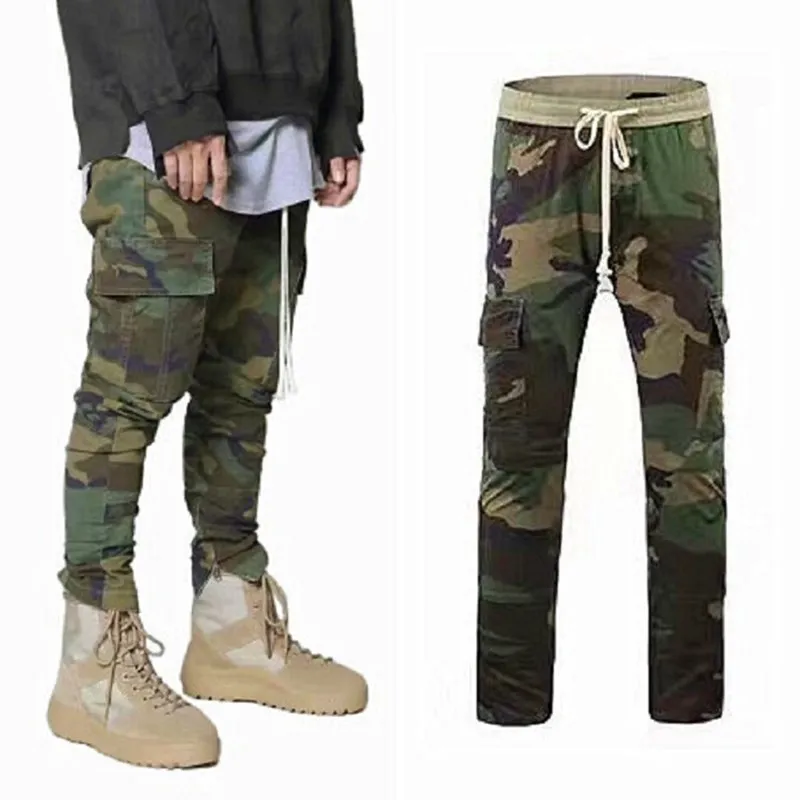 

INS high street FOG has pockets on both sides, the inner zipper of the trousers, Kanye same style casual pants