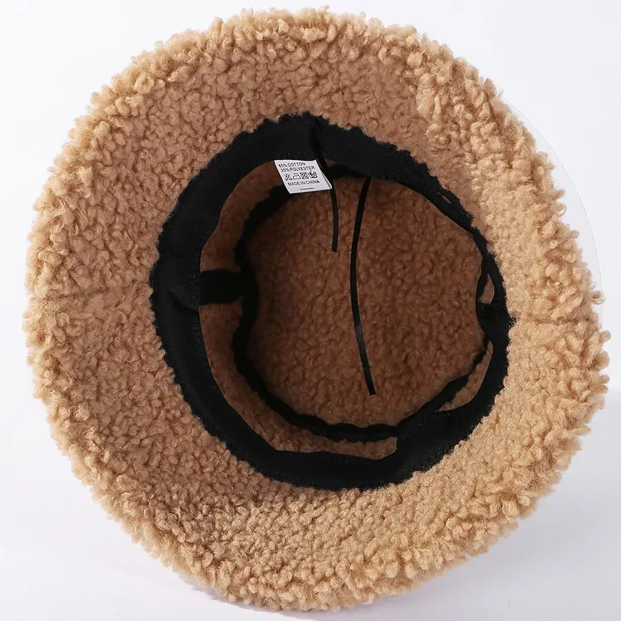 Зимняя шапка из овечьей шерсти и замши для женщин и девочек, Толстая ...