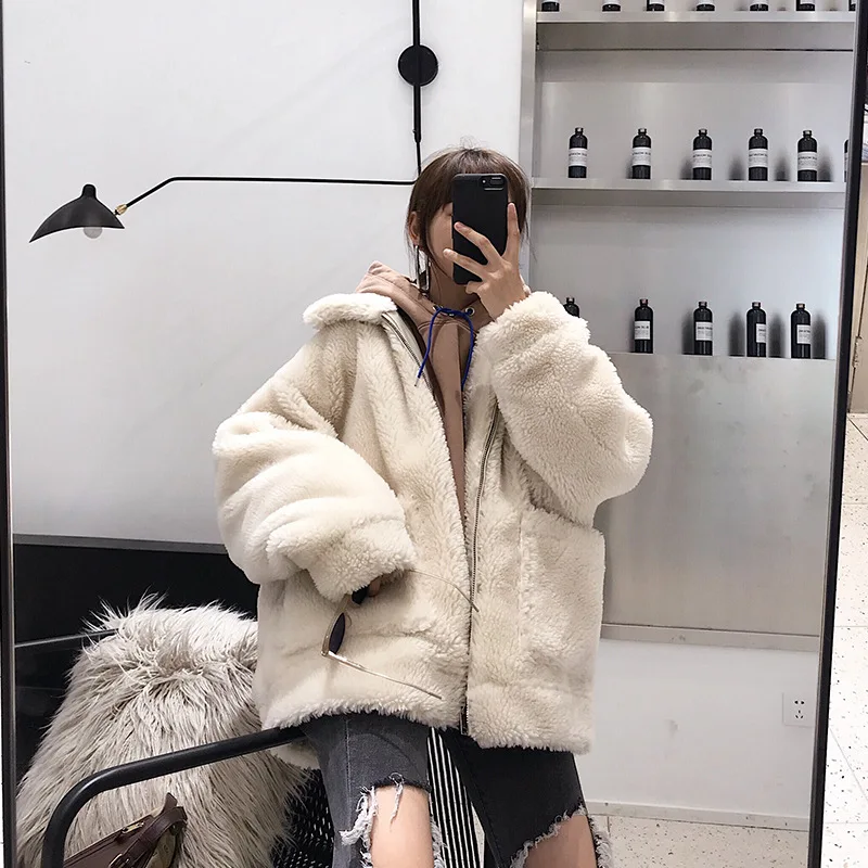 

Real Fur Coat Women Sheep Shearing Winter Coat Women Korean 100% Wool Jacket Women Clothes 2019 Manteau Femme BL-1038 YY1074