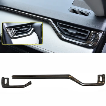 

Interior Dashboard Mouldings ABS Plastic 2pcs for Toyota RAV4 2019 2020 Left Steering Wheel