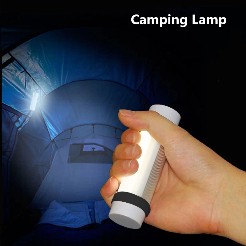

Q6M USB Rechargeable LED Magnet Handheld Stand Light Fishing Camping Lamp Super Bright Waterproof Torch Pocket Tent Light